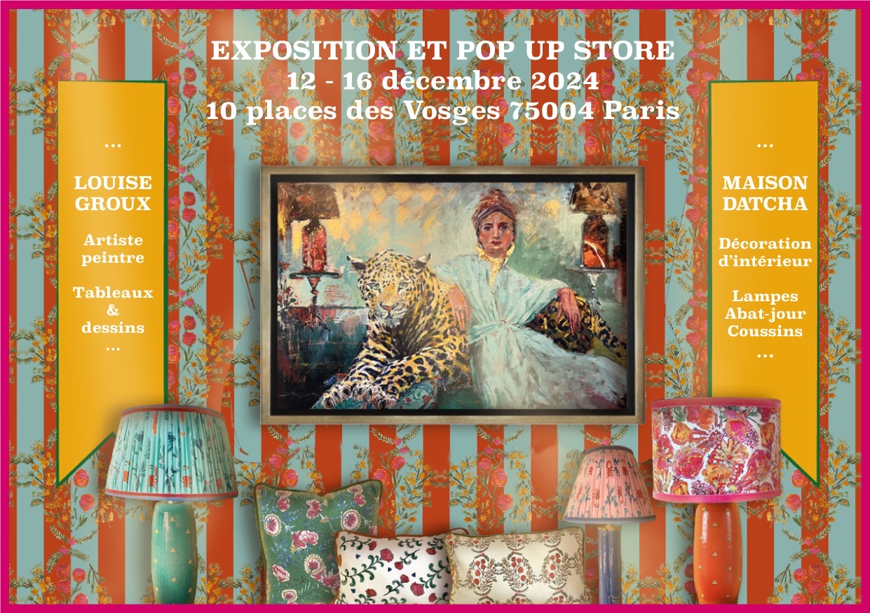 Exposition Place des Vosges Paris - Louise Groux - Artiste Peintre